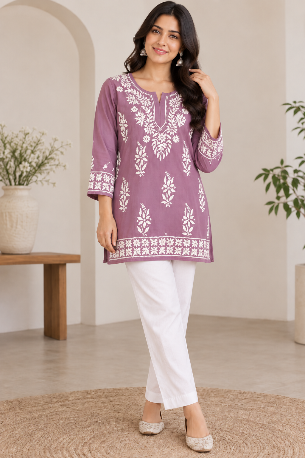 Short rayon kurti design 2