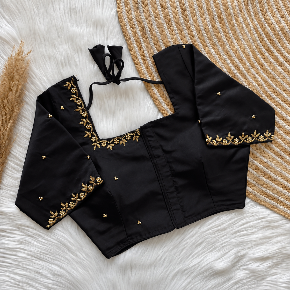 Handworked silk blouse design 4( coming soon in 15 days)