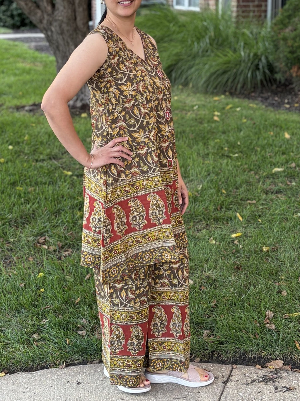 Best seller kalamkari coordset in new design