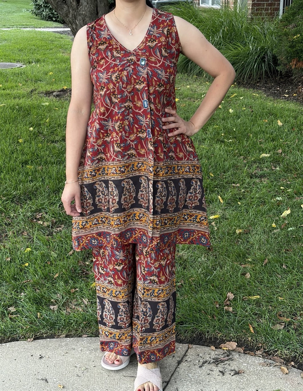 Best seller kalamkari coordset in new design
