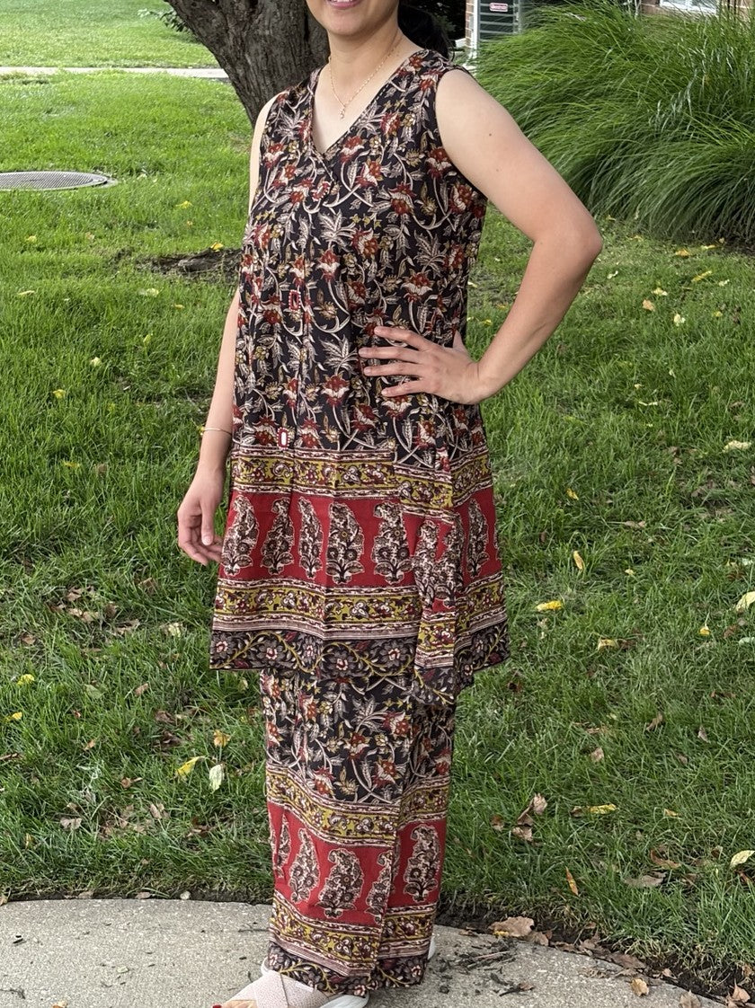 Best seller kalamkari coordset in new design