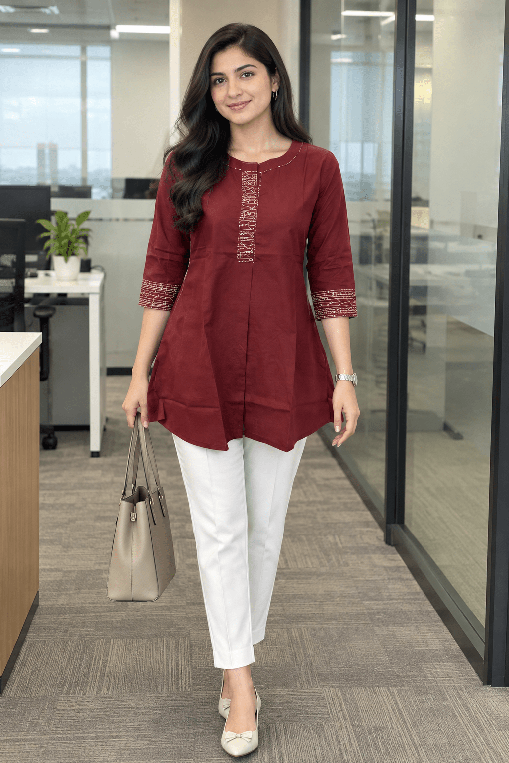 handwork short kurti( coming soon in 15 days) - Maatruu