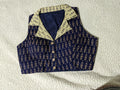 Ikkat handloom cotton sleeveless blouse - Maatruu