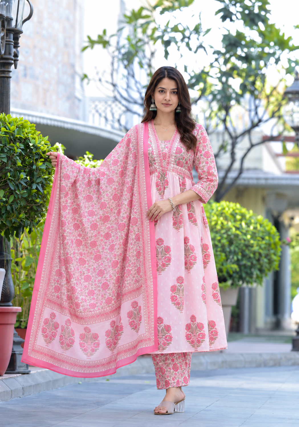 Jaipuri dress set - Maatruu