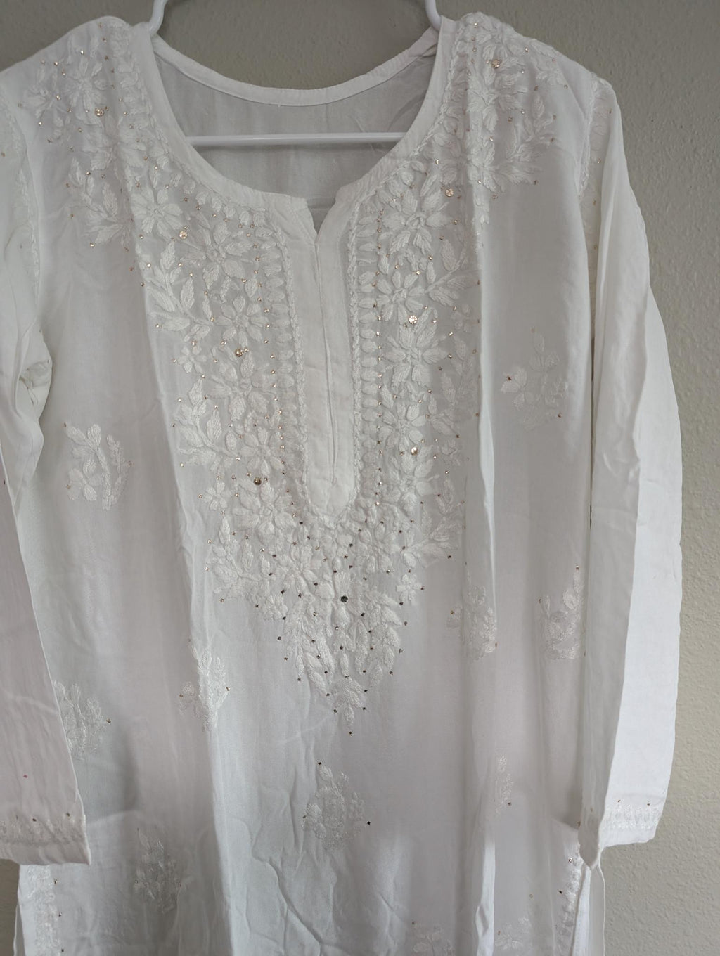 Lucknowi chikankari heavy Mukaishwork Rayon set in 2 stunning designs - Maatruu