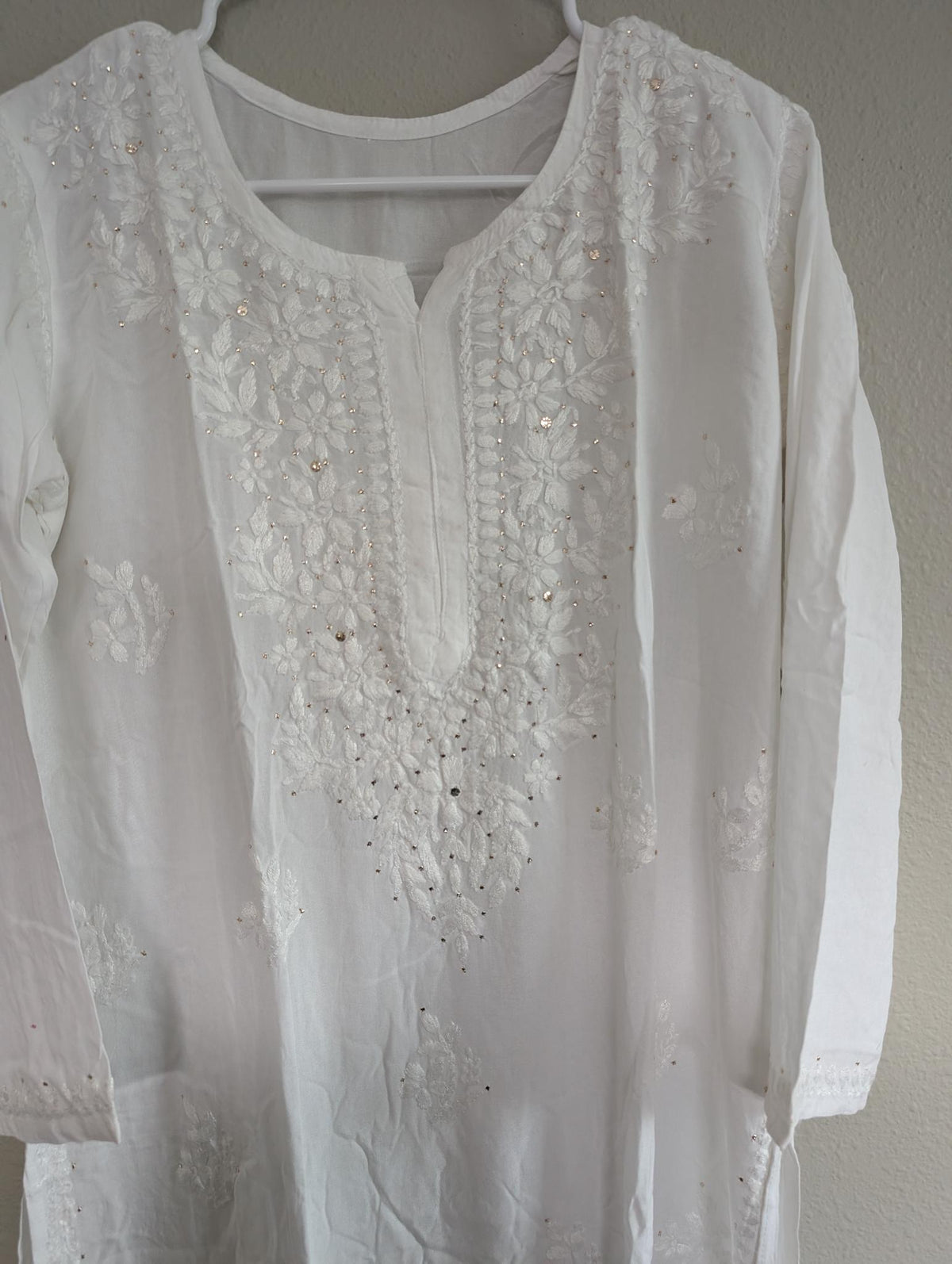 Lucknowi chikankari heavy Mukaishwork Rayon set in 2 stunning designs - Maatruu