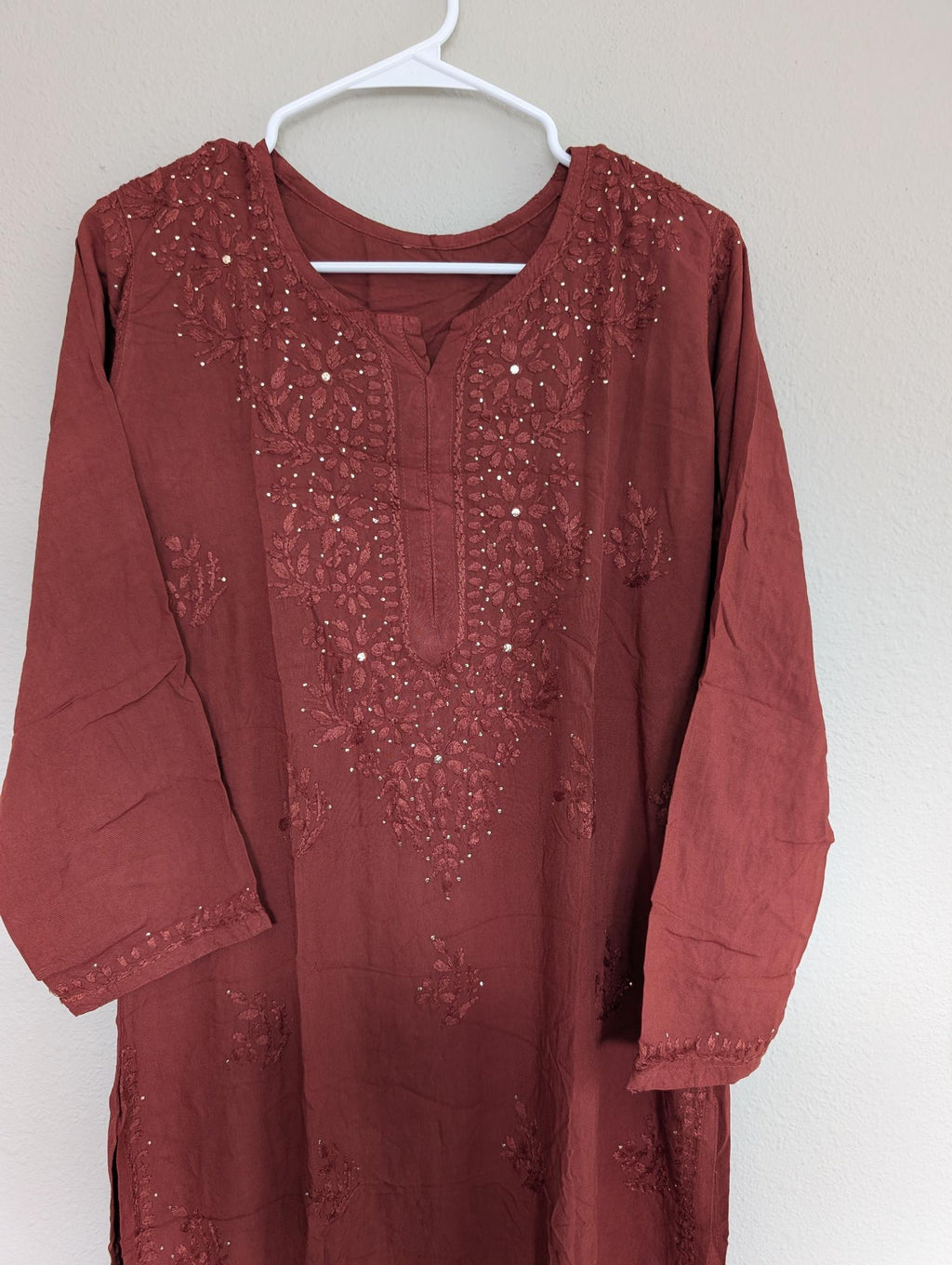 Lucknowi chikankari heavy Mukaishwork Rayon set in 2 stunning designs - Maatruu