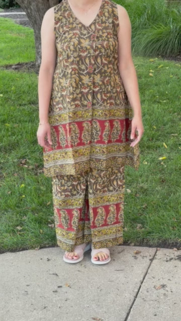Best seller kalamkari coordset in new design