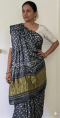 Pure Modal Silk Rai Bandhej Muted Lilac - Maatruu