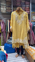 Lemon Yellow Handwork Plazoo Set