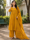 Dhabu Cotton 3pcs Musturd