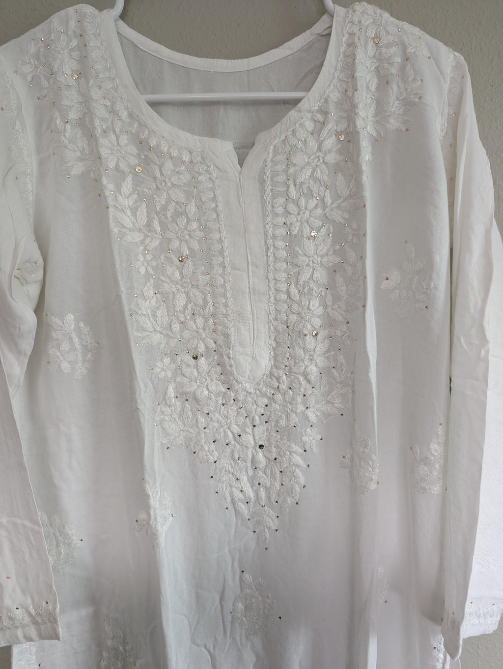 Lucknowi chikankari heavy Mukaishwork Rayon set in 2 stunning designs