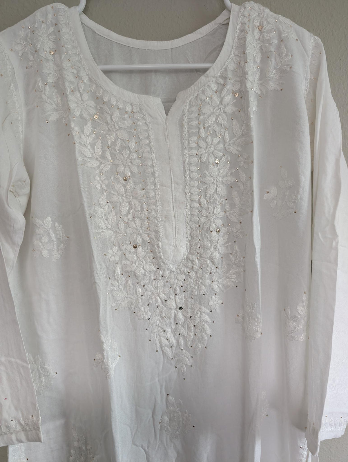 Lucknowi chikankari heavy Mukaishwork Rayon set in 2 stunning designs
