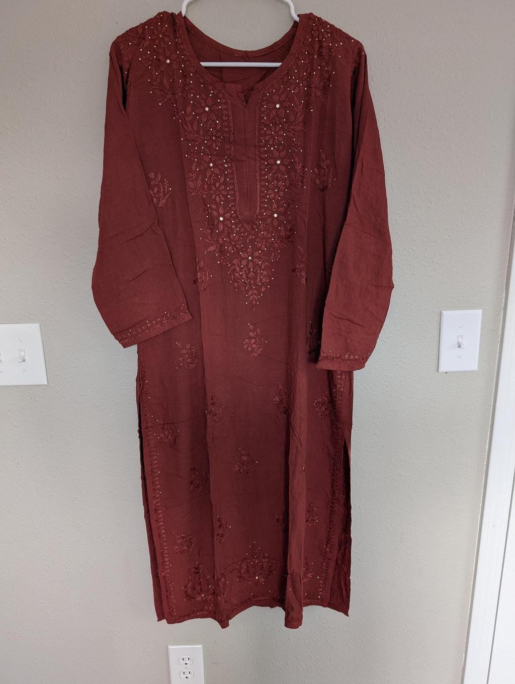 Lucknowi chikankari heavy Mukaishwork Rayon set in 2 stunning designs